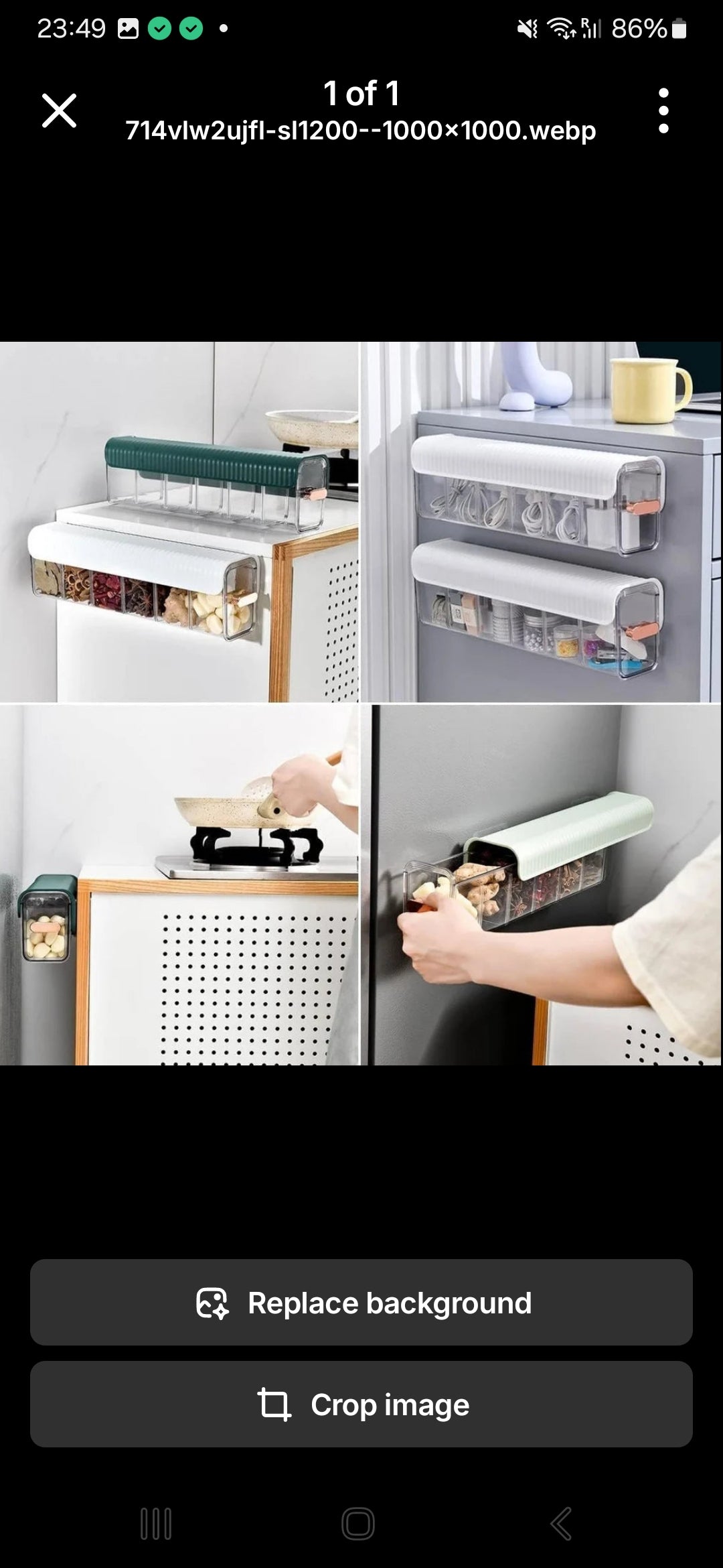 Wall-Mounted Storage Organizer Box