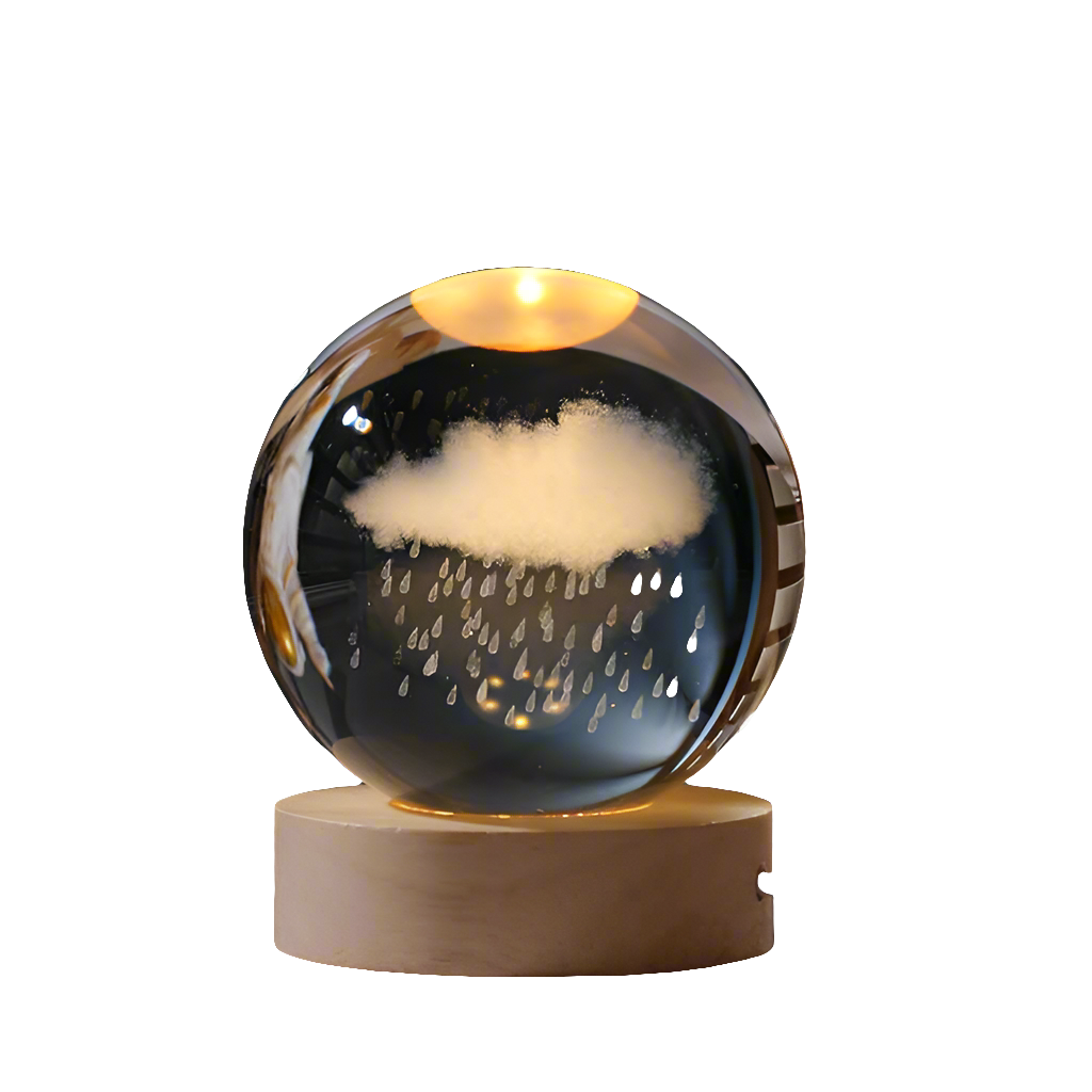 Crystal Ball Astronomy Statue