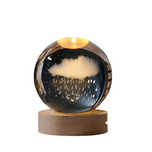 Crystal Ball Astronomy Statue