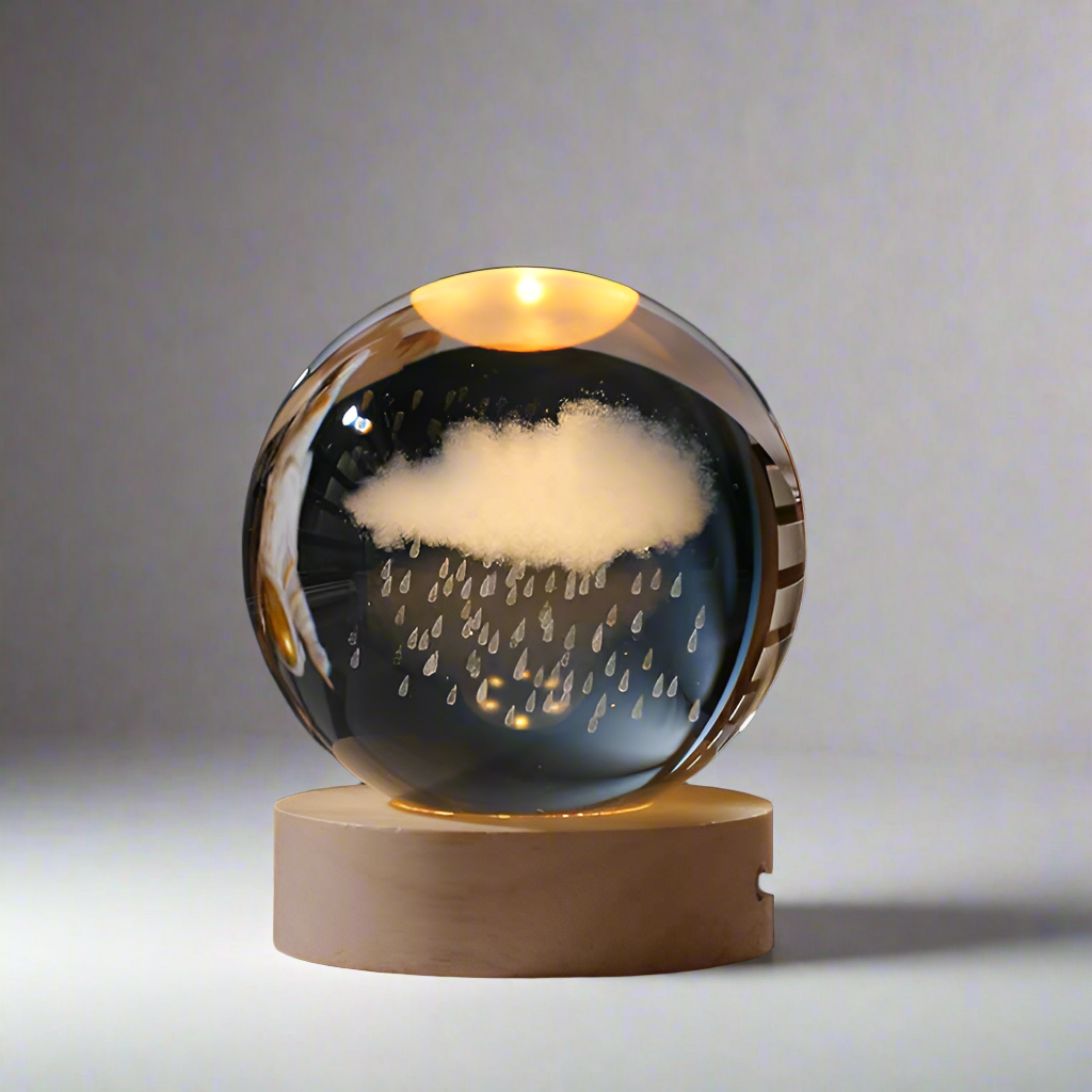 Crystal Ball Astronomy Statue